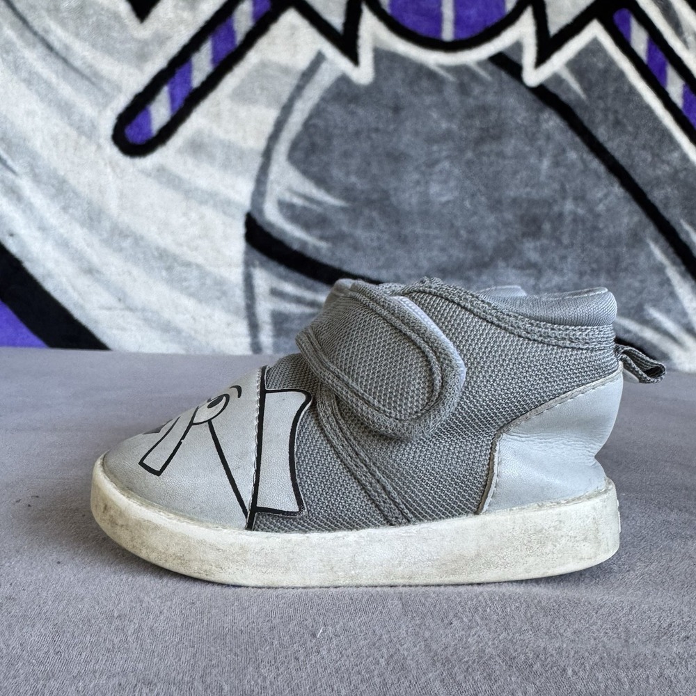 Size 4c - ikiki Mo Willems' Elephant Gerald Squeaky Toddler Shoes V1‎ | Gray